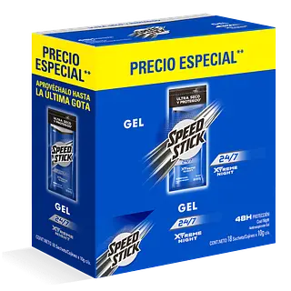Desodorante Speed Stick 24/7 Sachet Gel 18unx10ml