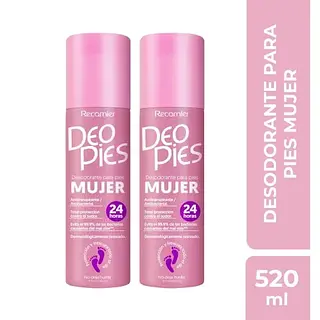 Desodorante Deo Pies Mujer 2unx260ml