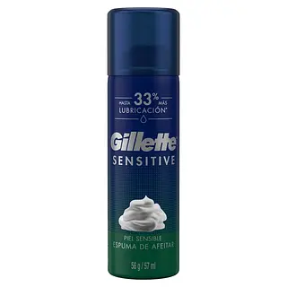 Espuma Afeitar Sensitive Gillette 57ml