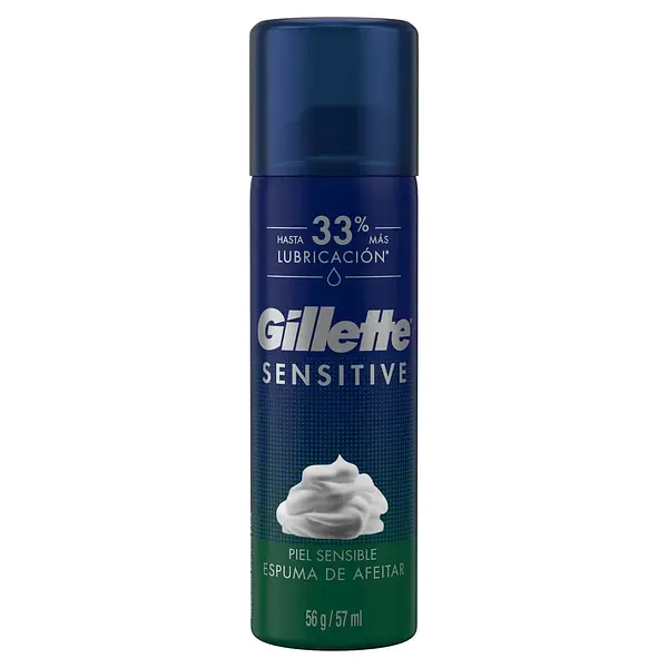 Espuma Afeitar Sensitive Gillette 57ml