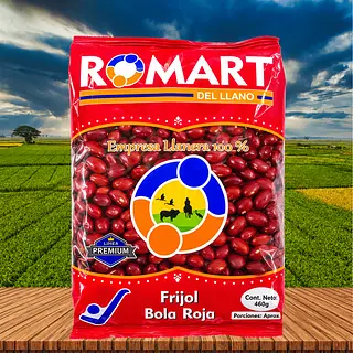 Frijol Bola Roja Romart 460gr