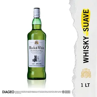 Whisky Black & White 1000ml