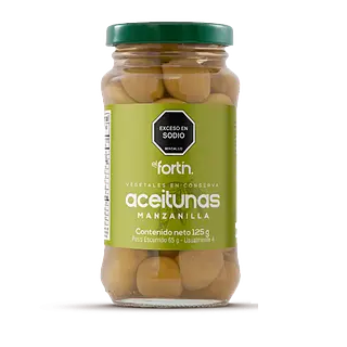 Aceitunas Manzanilla El Fortin 125gr